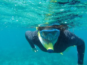 Snorkeling is srs bzns.